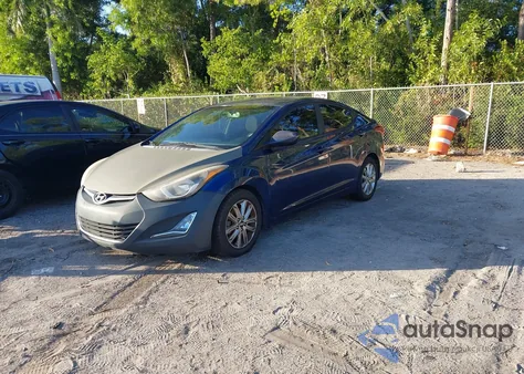 2015 Hyundai Elantra Se из США, поврежденный, VIN 5NPDH4AE8FH602202